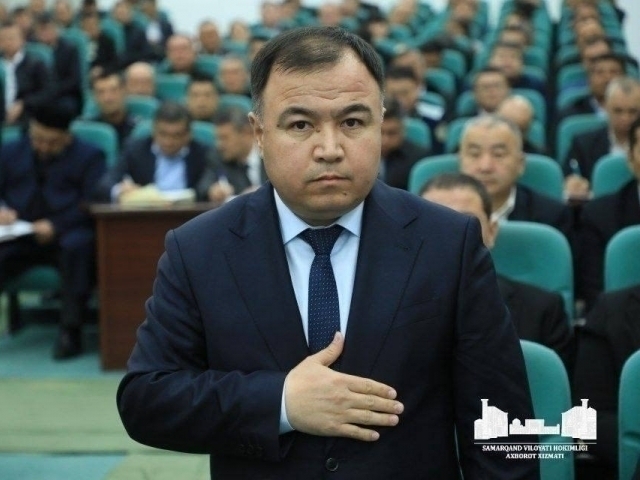 В Нурабадском районе Самаркандской области сменился хоким