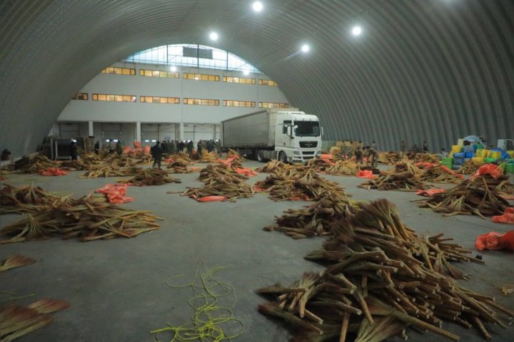 Партию 600 кг гашиша, спрятанную в вениках, пытались провезти в Узбекистан