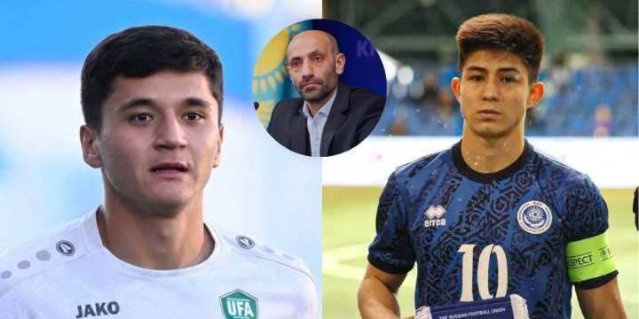 В Казахстане сравнили узбекского футболиста Хусанова с казахстанцем Сатпаевым