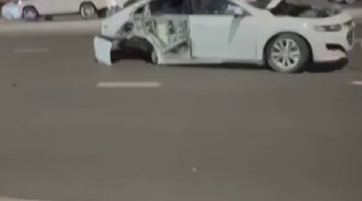 В Ташкенте столкнулись автомобили «Malibu 2»и «Lacetti»