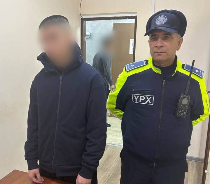В Ташкенте сотрудник ДПС задержал разыскиваемого мужчину из Намангана