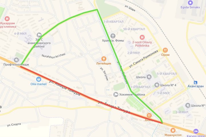 На трассе Ташкент — Фергана частично ограничили движение