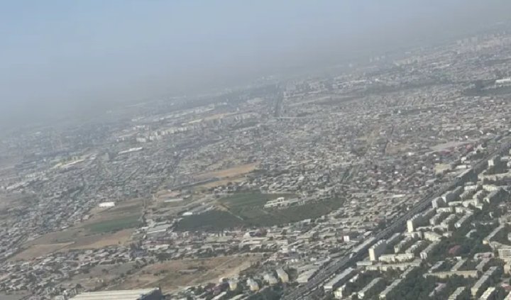 С утра в Ташкенте наблюдается превышение нормы содержания частиц РМ2,5 в воздухе