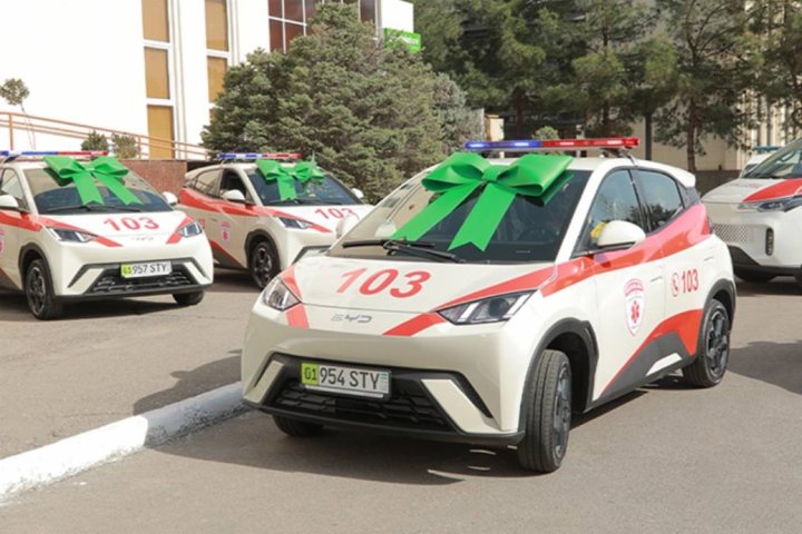В Узбекистане в скорой помощи начнут использовать электромобили
