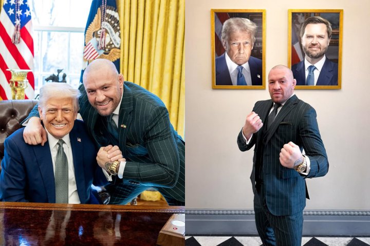 Конор Макгрегор встретился с Дональдом Трампом в Белом доме — видео