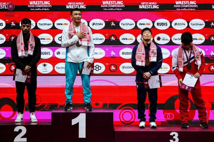 Узбекистан завершил чемпионат Азии по борьбе с семью медалями