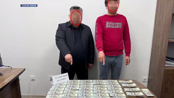 В Коканде два ранее судимых сотрудника «Фаргона сув таъминоти» были задержаны при получении $51 000
