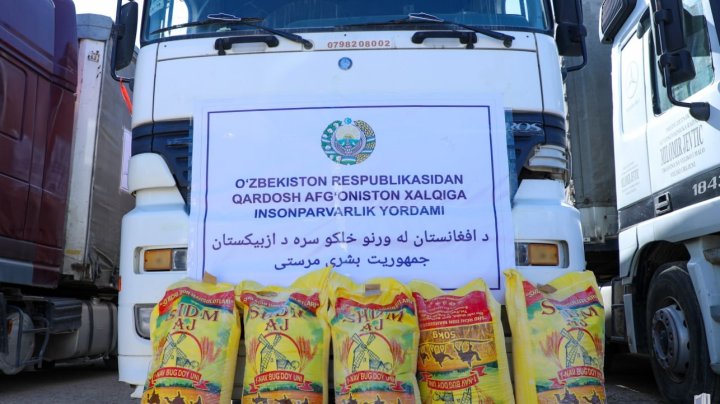 Узбекистан направил в Афганистан 200 тонн гуманитарного груза к праздникам