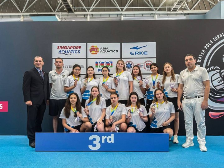 Узбекистанские ватерполистки заняли призовое место на чемпионате Азии