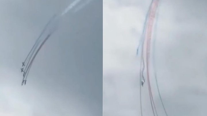 Во Франции столкнулись два военных самолёта