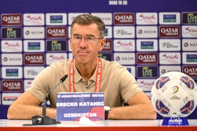 Сречко Катанец заявил, что в игре с Кыргызстаном узбекские футболисты не показали настоящий футбол