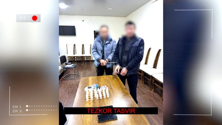 Двое граждан перевозили из Ферганы в Ташкент психотропные препараты и наркотические вещества - видео