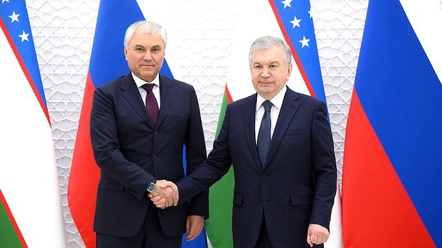 Володин и Мирзиёев обсудили партнерство в Ташкенте