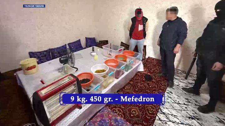 Житель Намангана превратил дом своей тёщи в нарколабораторию