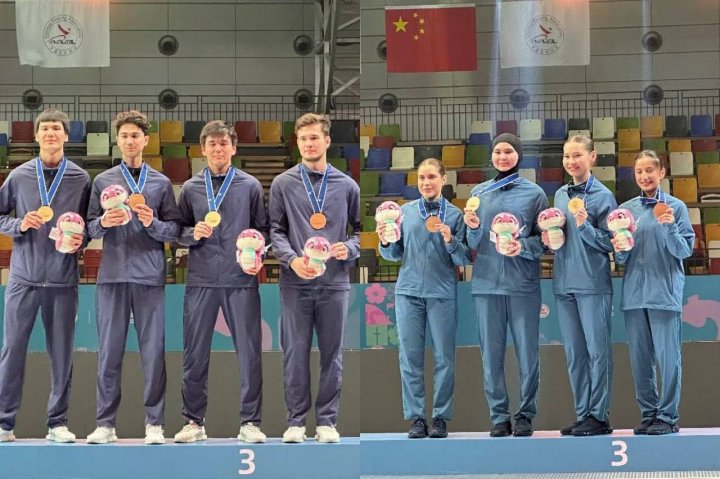 Саблисты Узбекистана впервые завоевали медали в командных соревнованиях на ЧМ в Уси