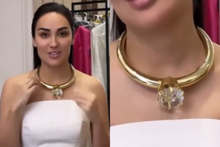 Узбекская певица Муниса Ризаева посоветовала мужчинам дарить своим возлюбленным гигантские кольца — видео