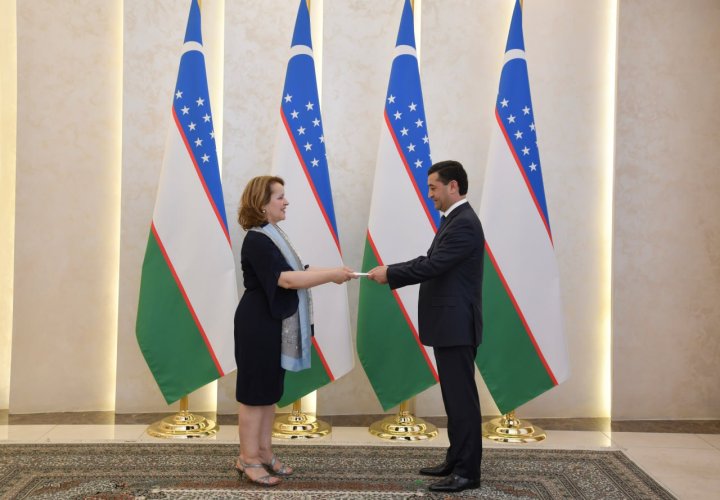 Бахтиёр Саидов принял верительные грамоты от Посла Греции в Узбекистане