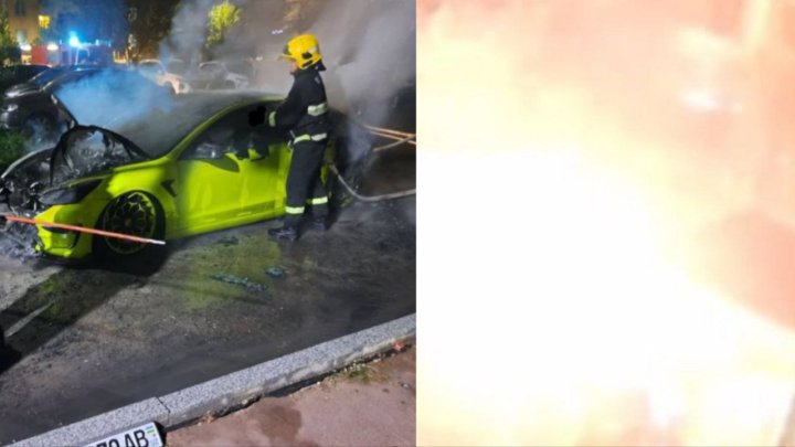 Стало известно, кто поджёг Tesla в Ташкенте