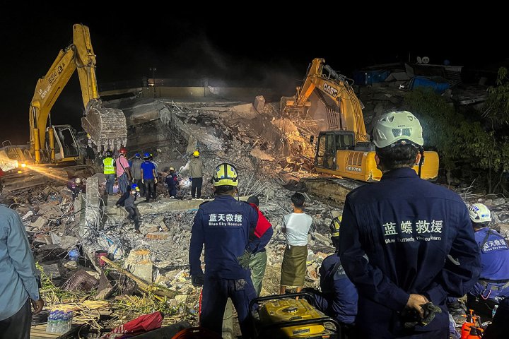 Количество жертв землетрясения в Мьянме превысило 2700 человек