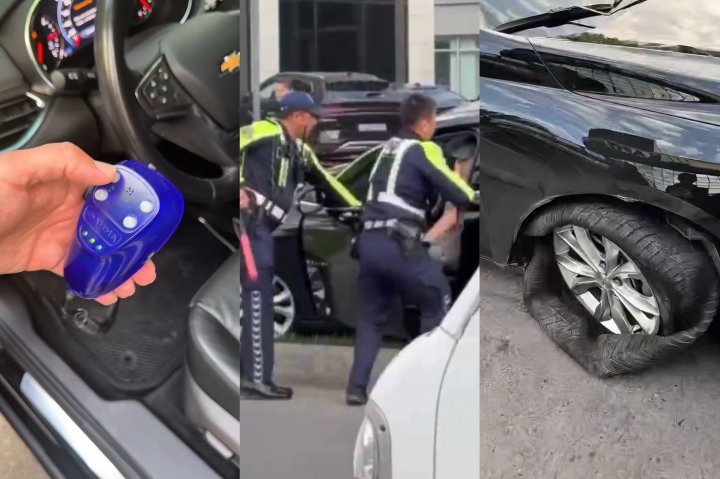 В Узбекистане водителя Malibu-2 жёстко задержали после погони — видео