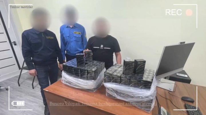 Сотрудники областного таможенного управления Бухары пресекли распространение контрабандных сигарет