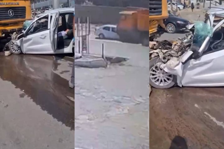 В Намангане школьники арендовали Nexia и попали в реанимацию — видео