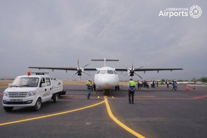 В Сурхандарье завершили реконструкцию регионального аэропорта «Сариосиё»