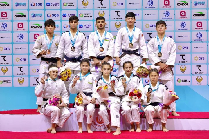Юные дзюдоисты Узбекистана заняли первое место на Кубке Азии