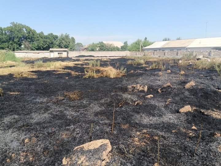 В Сырдарье произошёл пожар