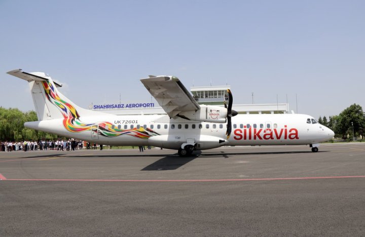 Аэропорт Шахрисабза после капитального ремонта впервые принял среднемагистральный самолёт