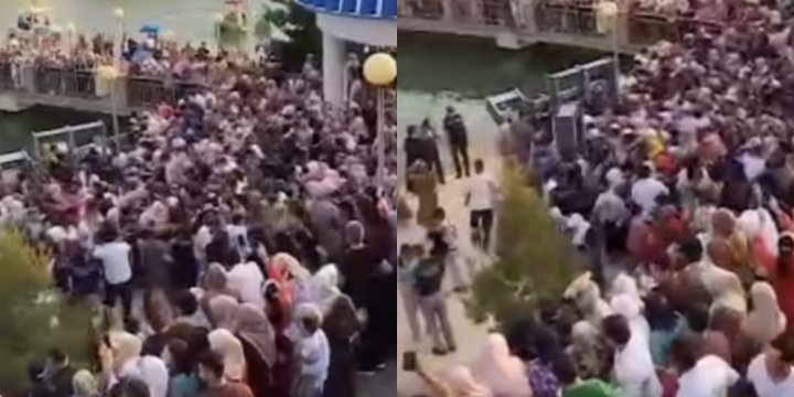 В Намангане поклонники прорвали ограждение на концерте Юлдуз Усмановой — видео