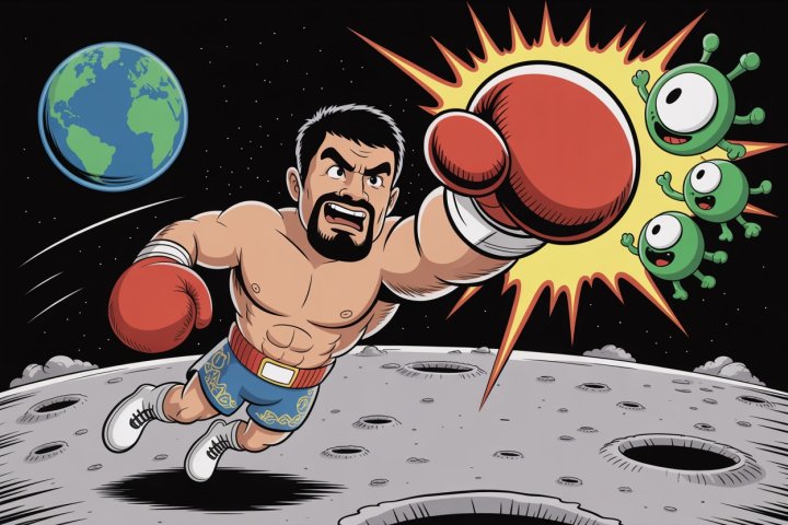 Узбекского боксёра назвали первым человеком побывавшим на Луне и в космосе