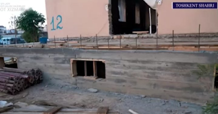 Житель Ташкента повредил несущую конструкцию многоэтажки