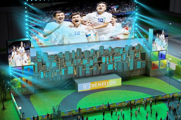 В Ташкенте установят уличные экраны для трансляции матчей сборной по футболу