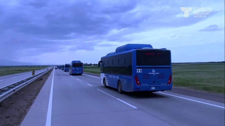 Бухара получила новые пассажирские автобусы