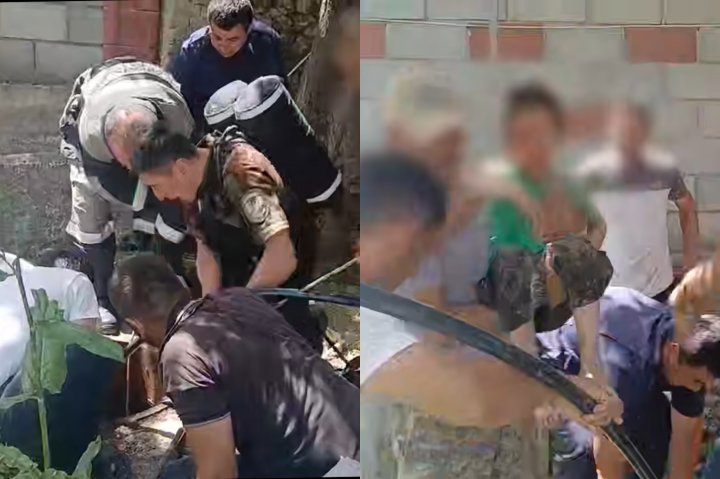В Андижане 7-летний ребёнок упал в 40-метровый колодец — видео
