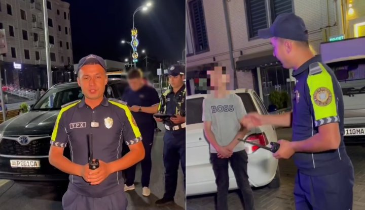 За вечер в Самарканде поймали двух школьников за рулём автомобилей