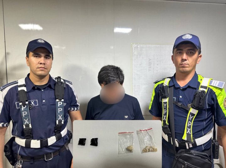 При въезде в Ташкент у пассажира автомобиля «Spark» выявили наркотики