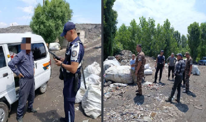 В Фергане экологи выявили сразу 10 случаев сброса строительных отходов в неположенном месте