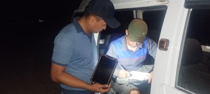 В Сурхандарье водитель самосвала заплатит большой штраф за перевозку песчано-гравийной смеси