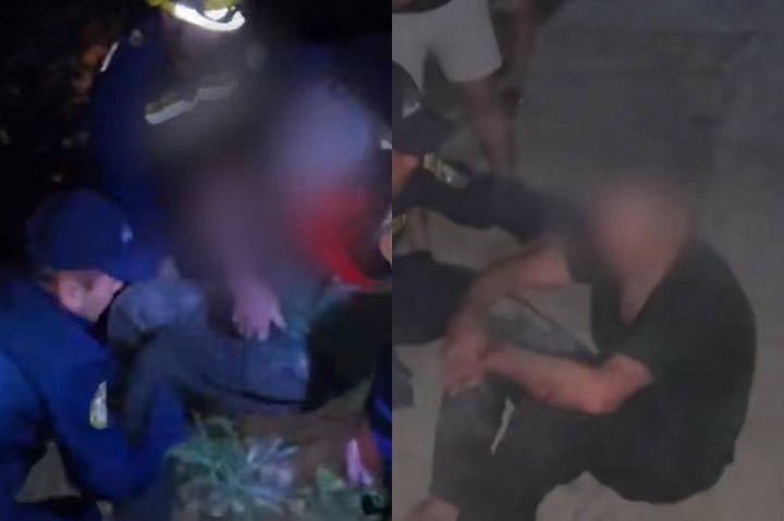 В Самарканде спасли двух пожилых людей, провалившихся в лесу в 10-метровую яму — видео