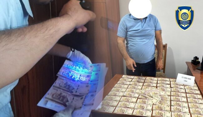 Сотрудник энергосети Асаки задержан при получении 11 млн сумов