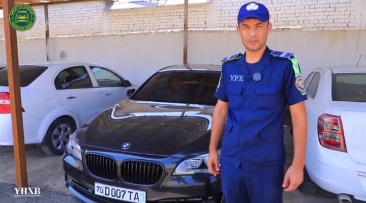 Водителя «BMW» из Карши могут лишить водительских прав за дорожное хулиганство