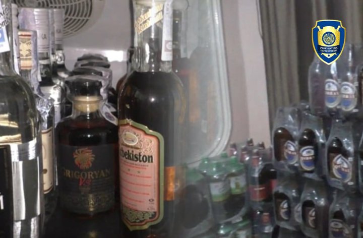 В Андижане индивидуальный предприниматель торговал контрафактным алкоголем