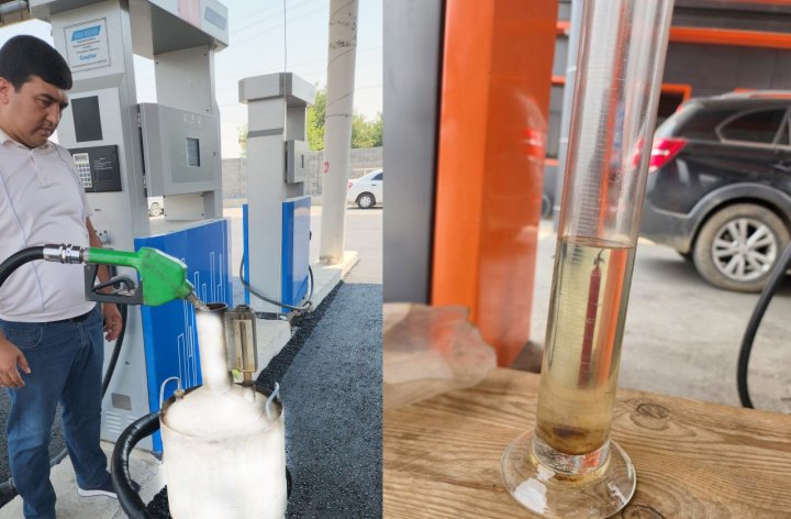 На АЗС в Зааминском районе наложили крупный штраф