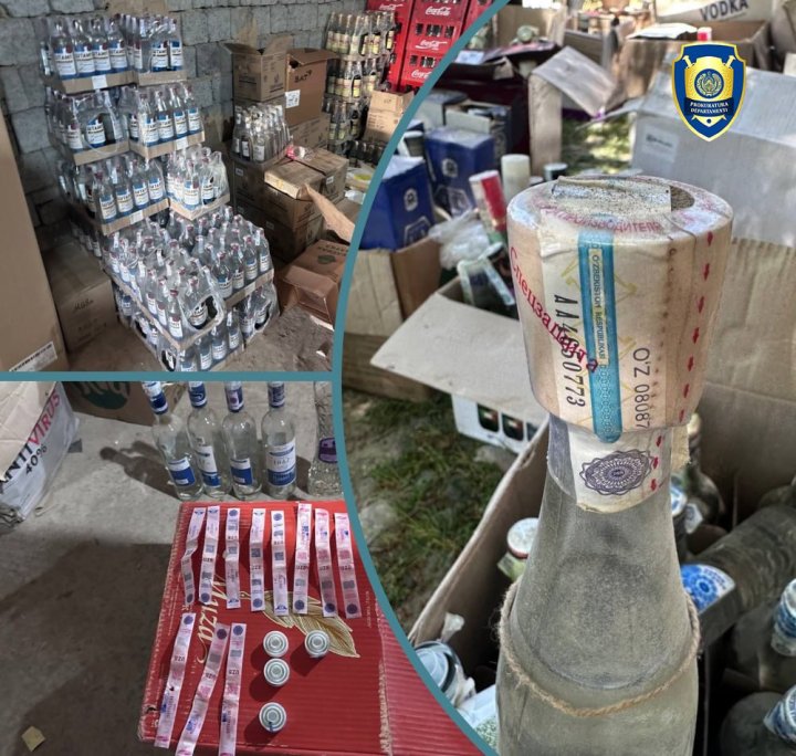 Подпольный цех по производству водки выявили в Самаркандской области