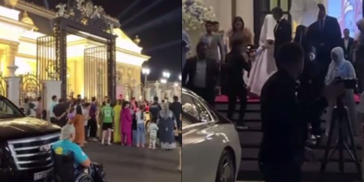 Узбекистанцы собрались у ресторана, где прошла свадьба футболиста Абдукодира Хусанова