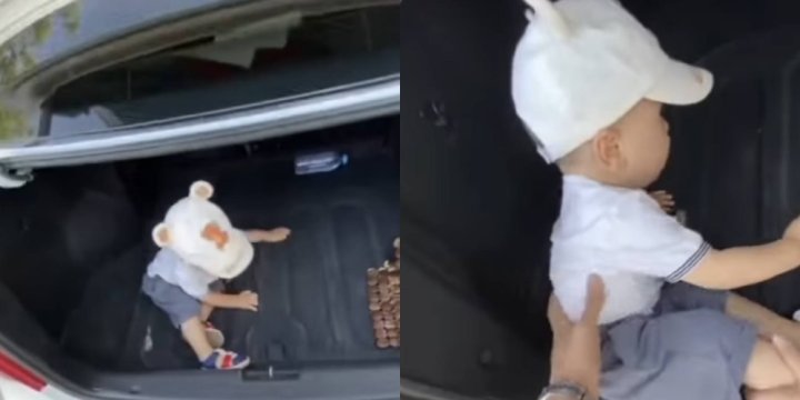 В Фергане мужчина посадил ребенка в багажник авто и пожалел об этом