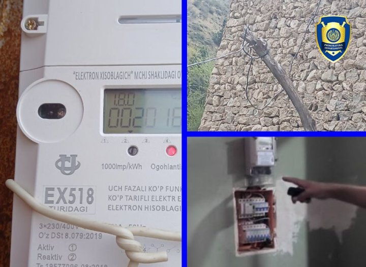 В нескольких регионах Узбекистана выявили факты кражи электроэнергии на сотни миллионов сумов