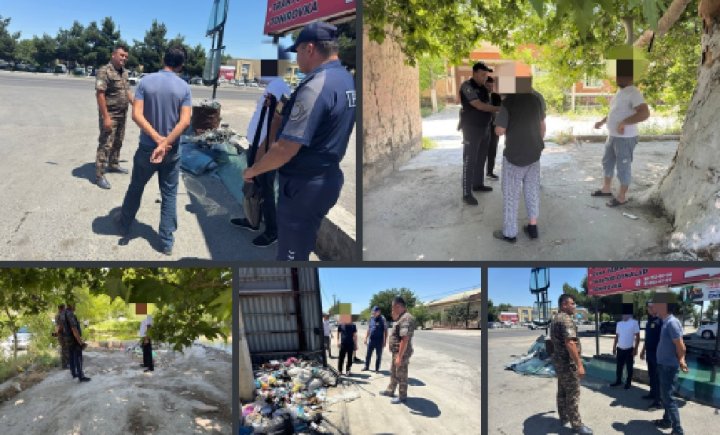 За 1 день в Коканде оштрафовали 10 граждан за выброс мусора в неположенном месте